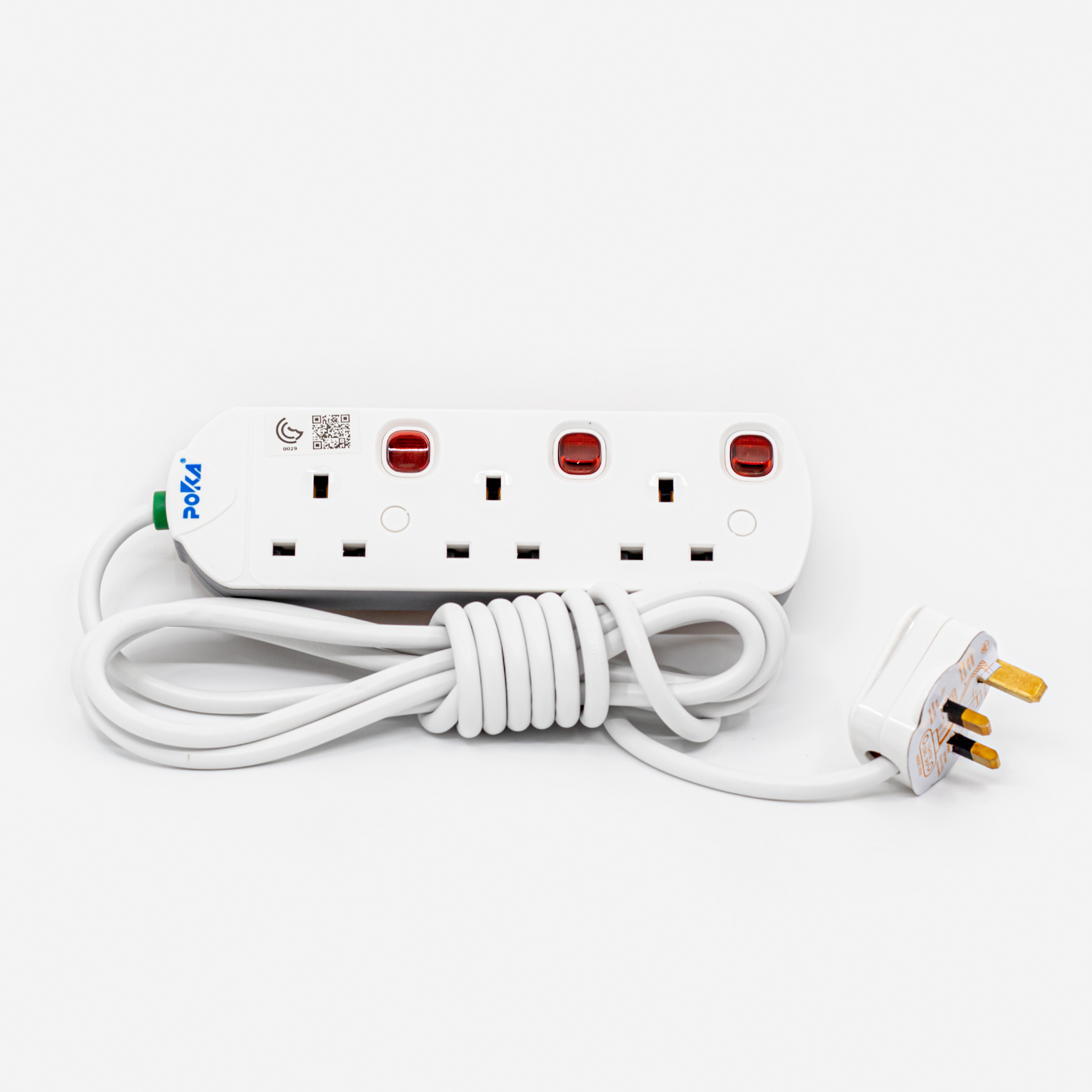 Buy Poka 3 Socket Extention Online | Construction Finishes | Qetaat.com